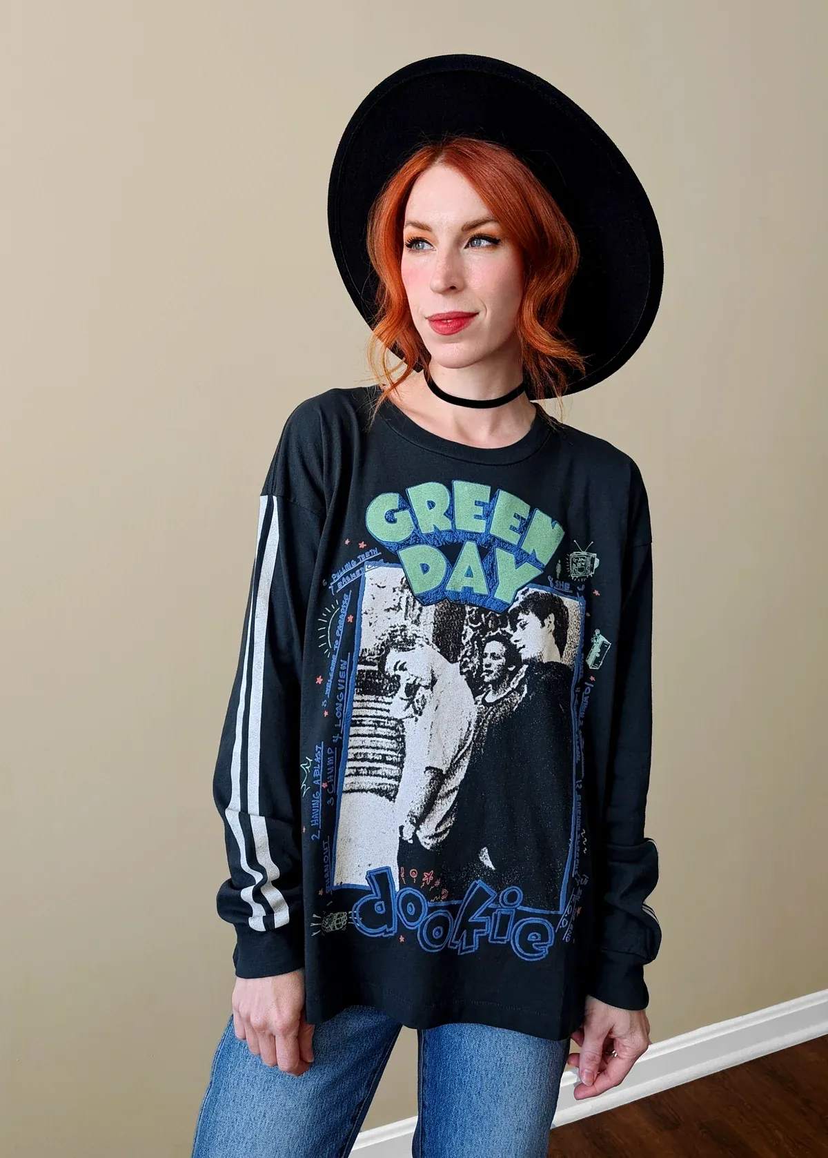 Green Day Dookie Long Sleeve Merch Tee