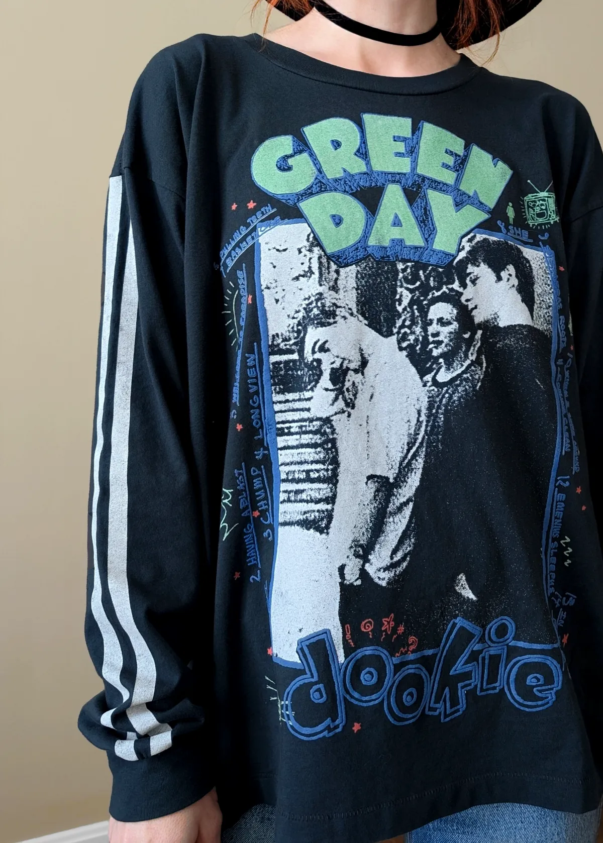 Green Day Dookie Long Sleeve Merch Tee