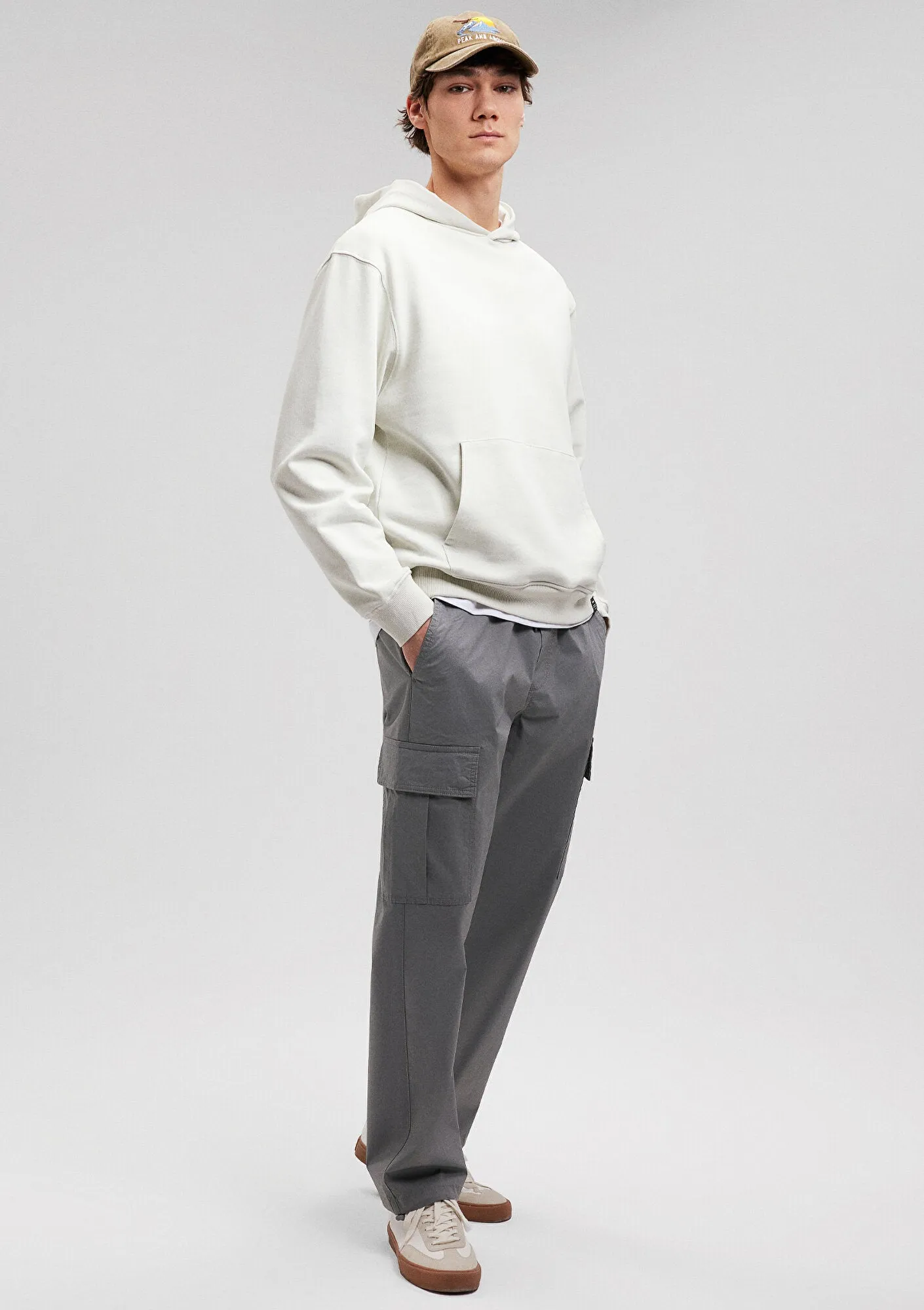 Grey Cargo Pants