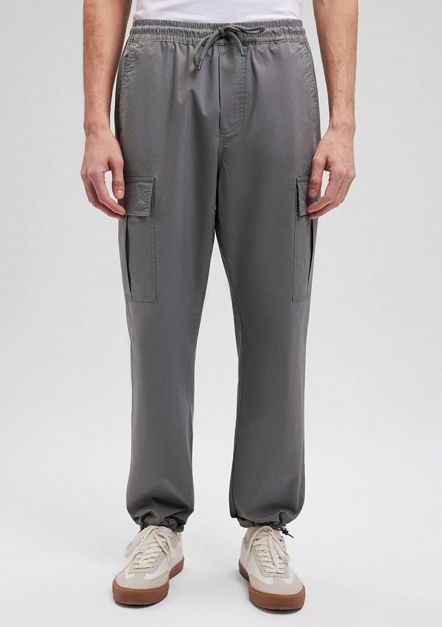 Grey Cargo Pants