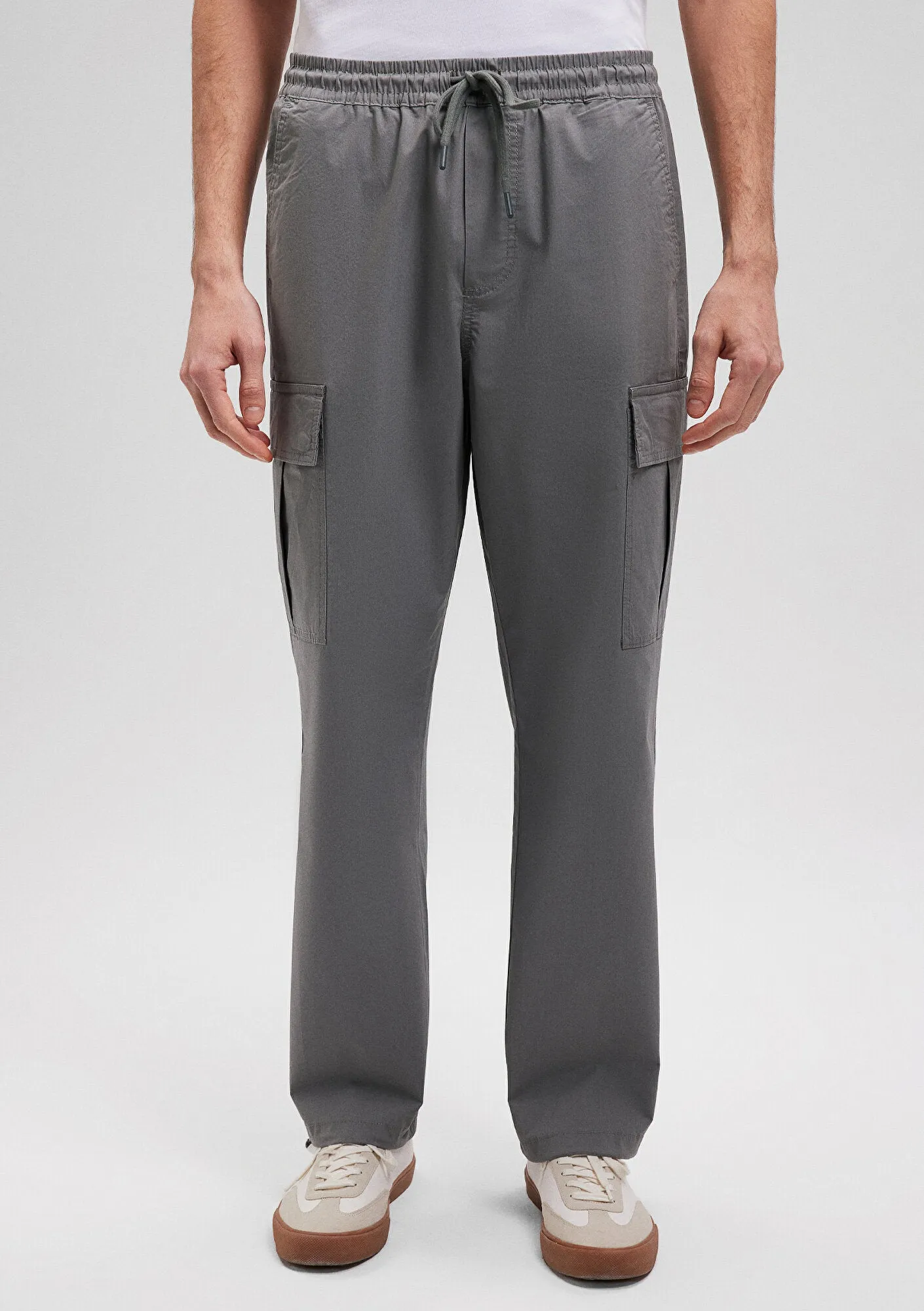 Grey Cargo Pants