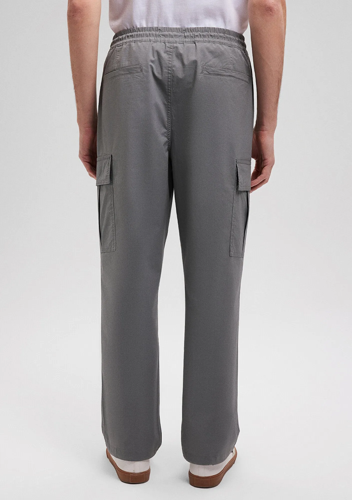 Grey Cargo Pants