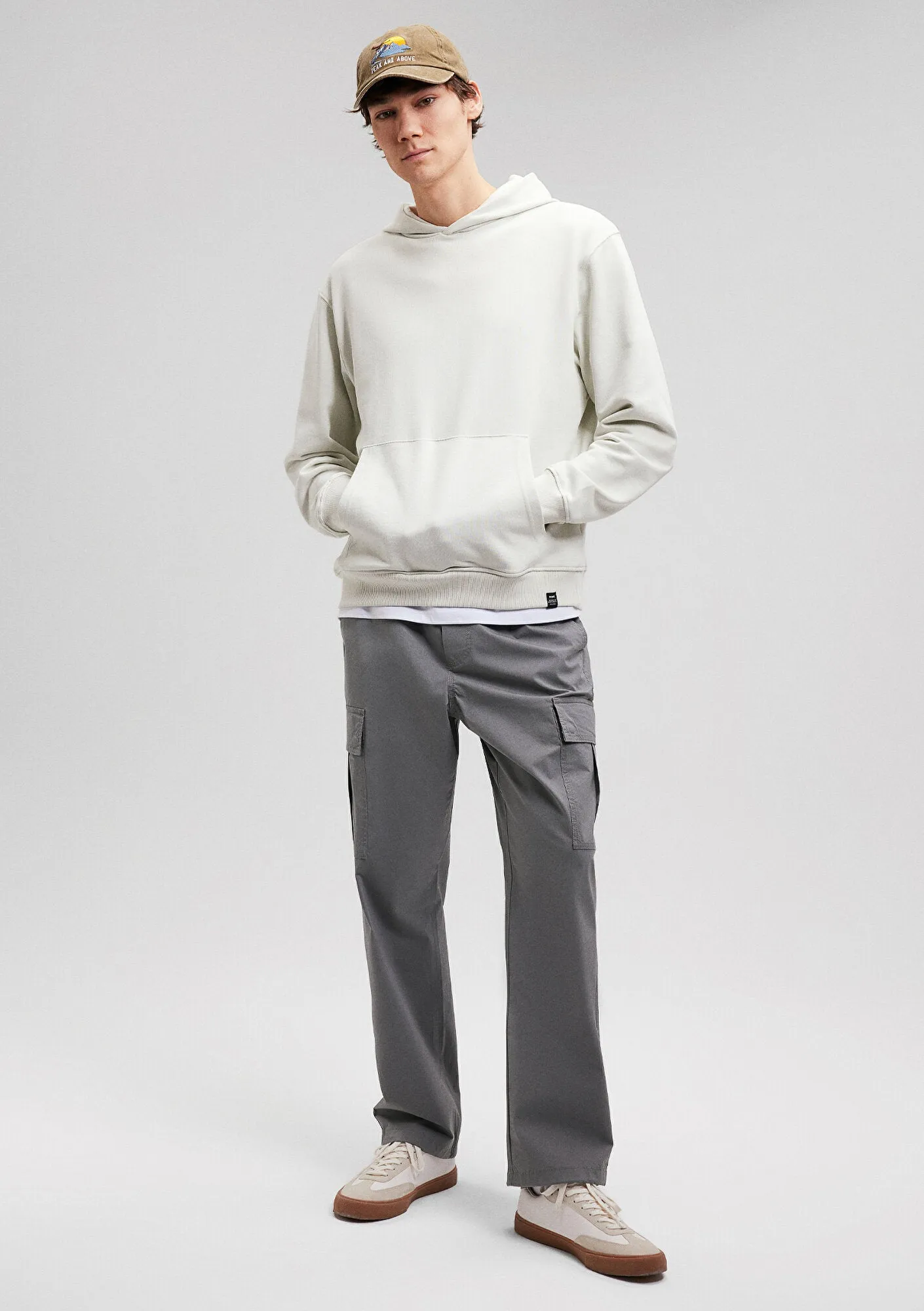 Grey Cargo Pants
