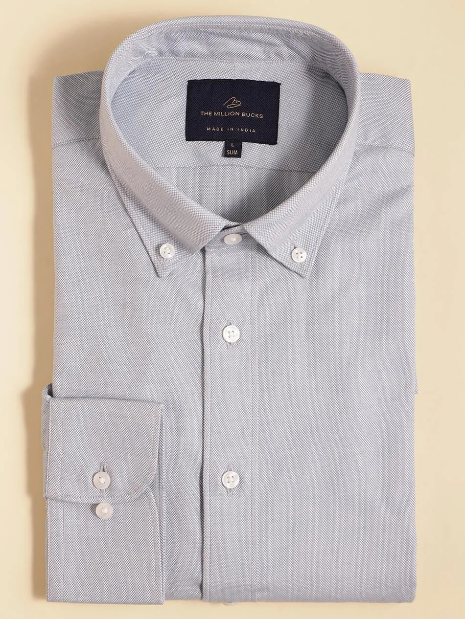 GREY OXFORD SHIRT