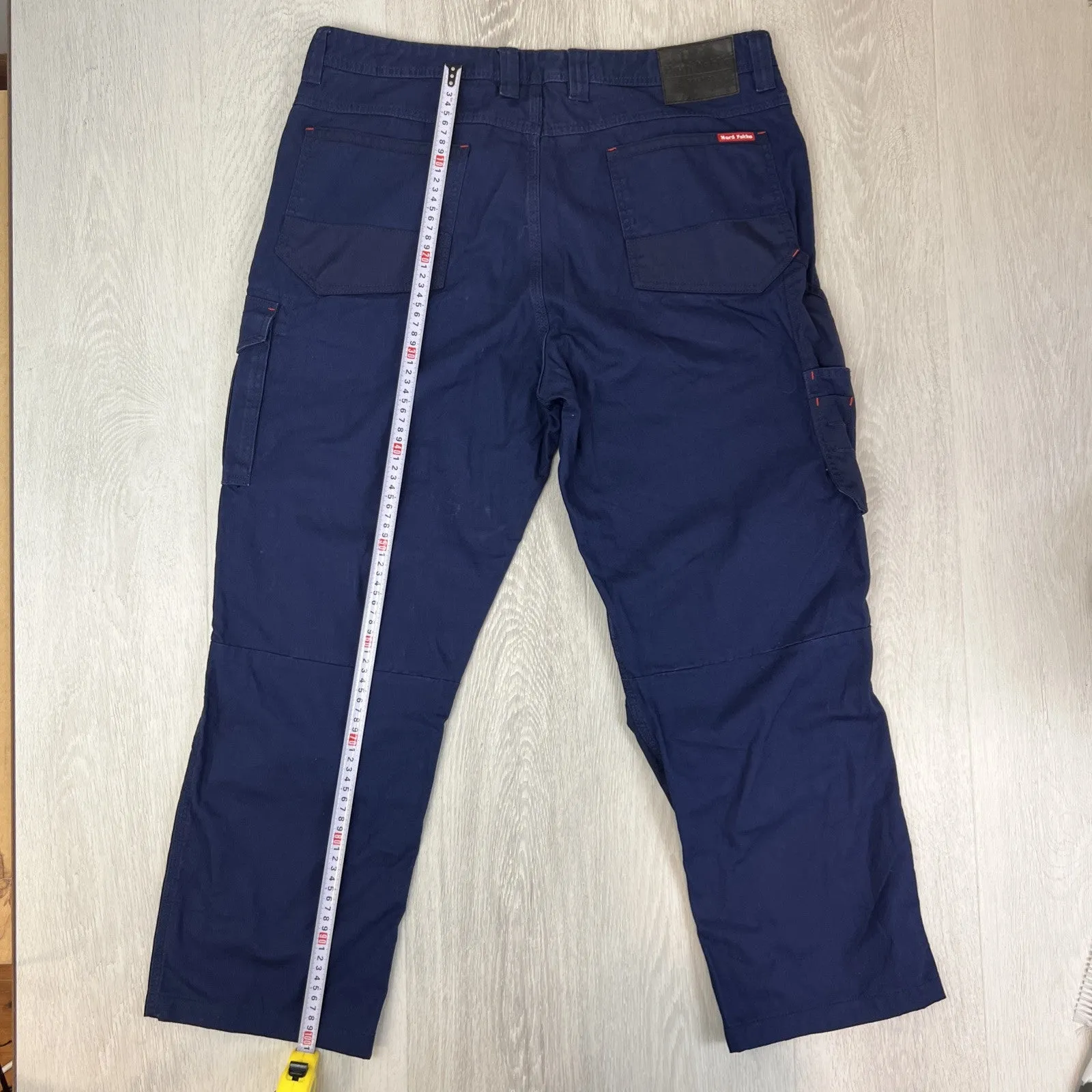 Hard Yakka Mens Navy Blue Work Pants Cargo Pants Size 40