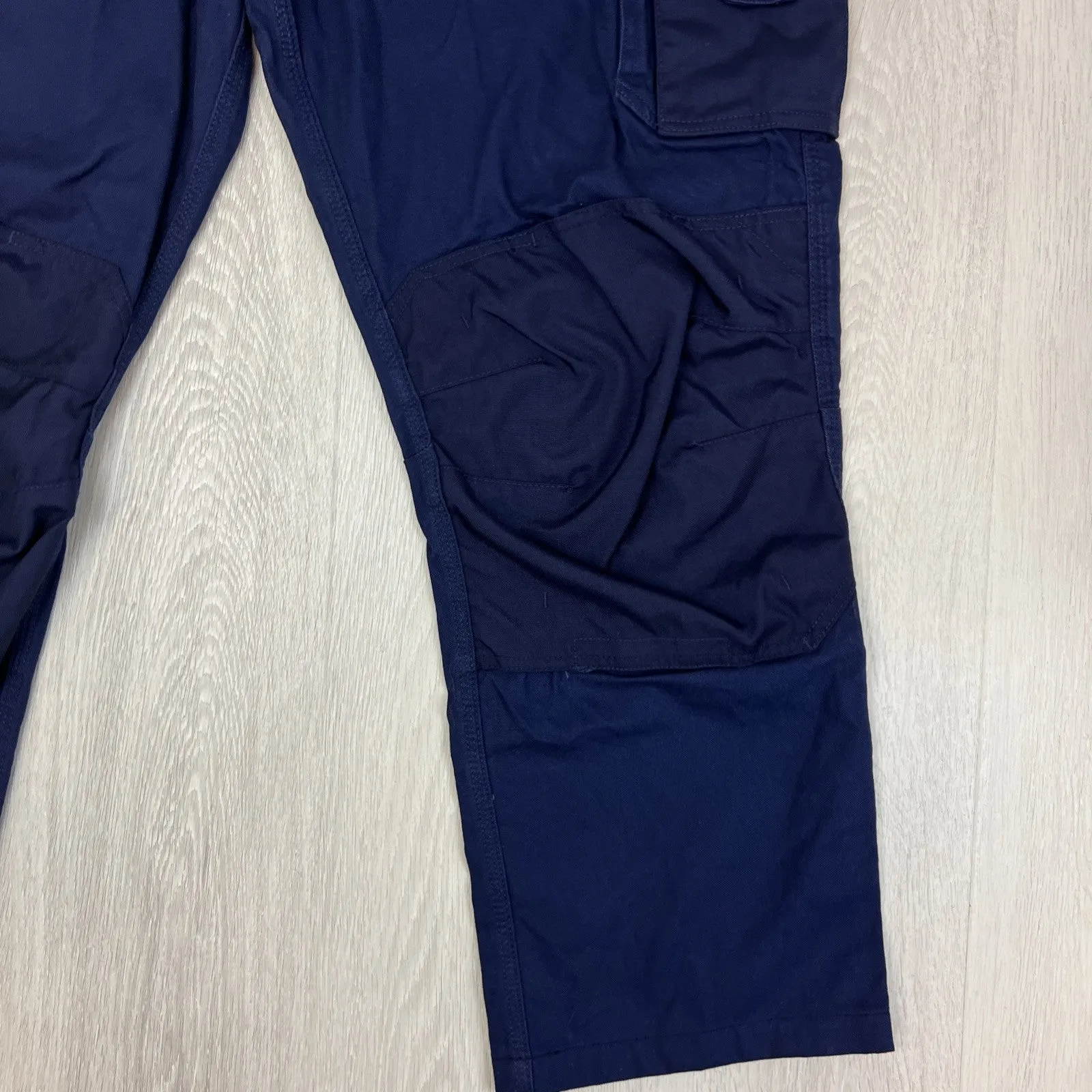 Hard Yakka Mens Navy Blue Work Pants Cargo Pants Size 40