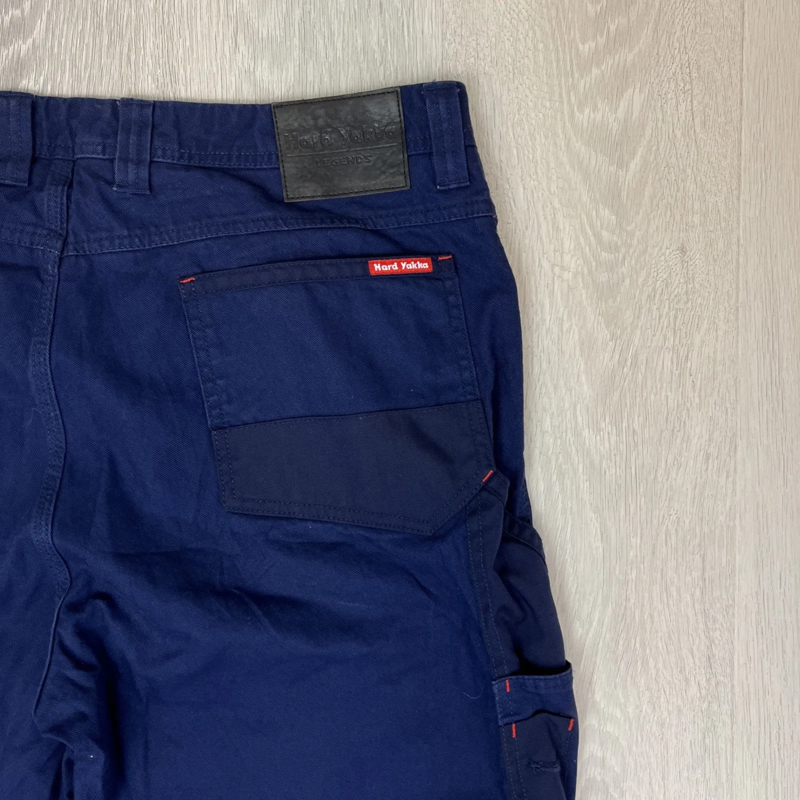 Hard Yakka Mens Navy Blue Work Pants Cargo Pants Size 40