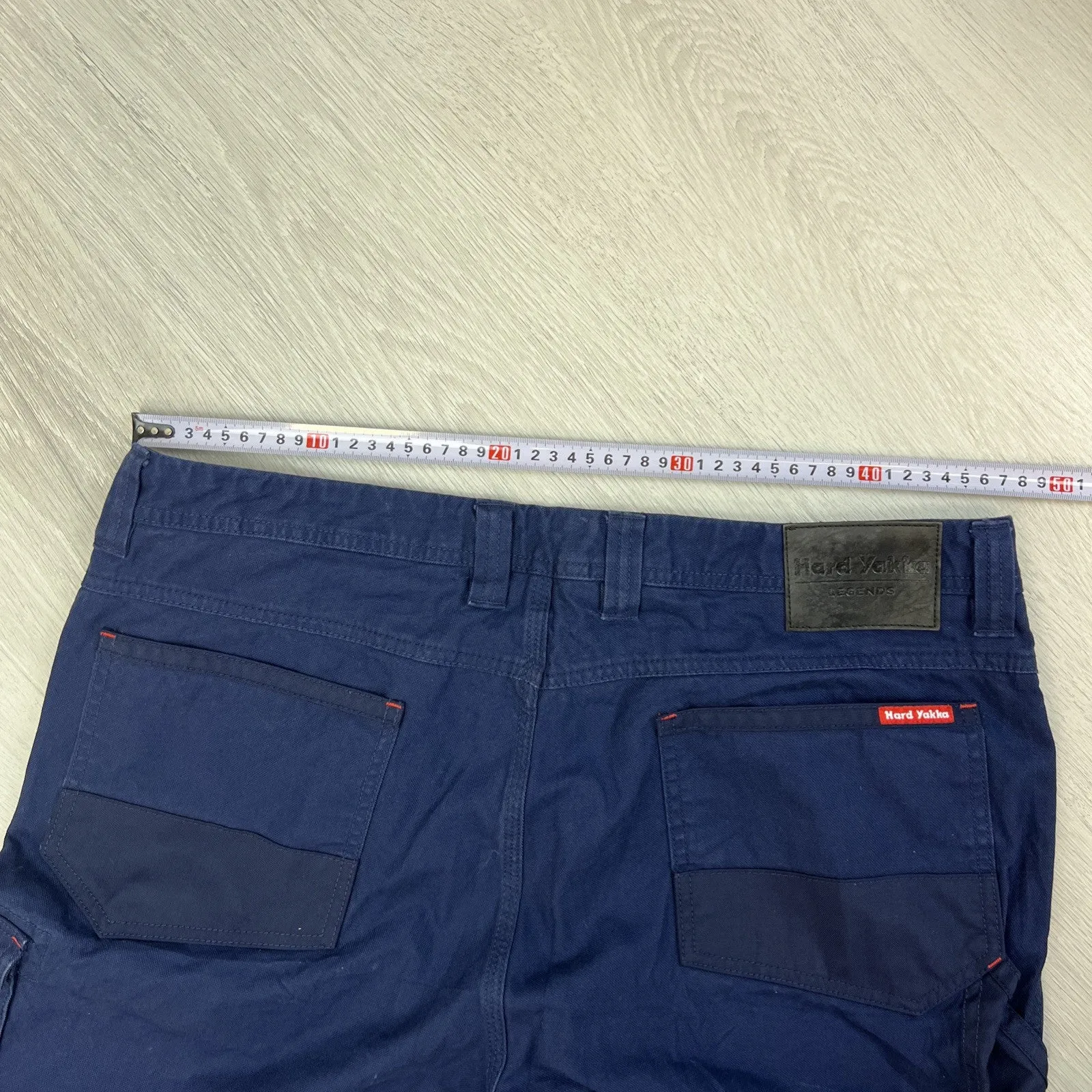 Hard Yakka Mens Navy Blue Work Pants Cargo Pants Size 40