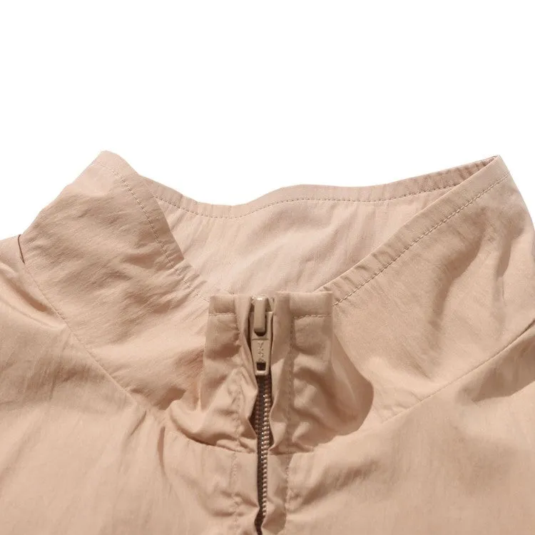 Helas Sand Tracksuit Jacket Beige/Brown