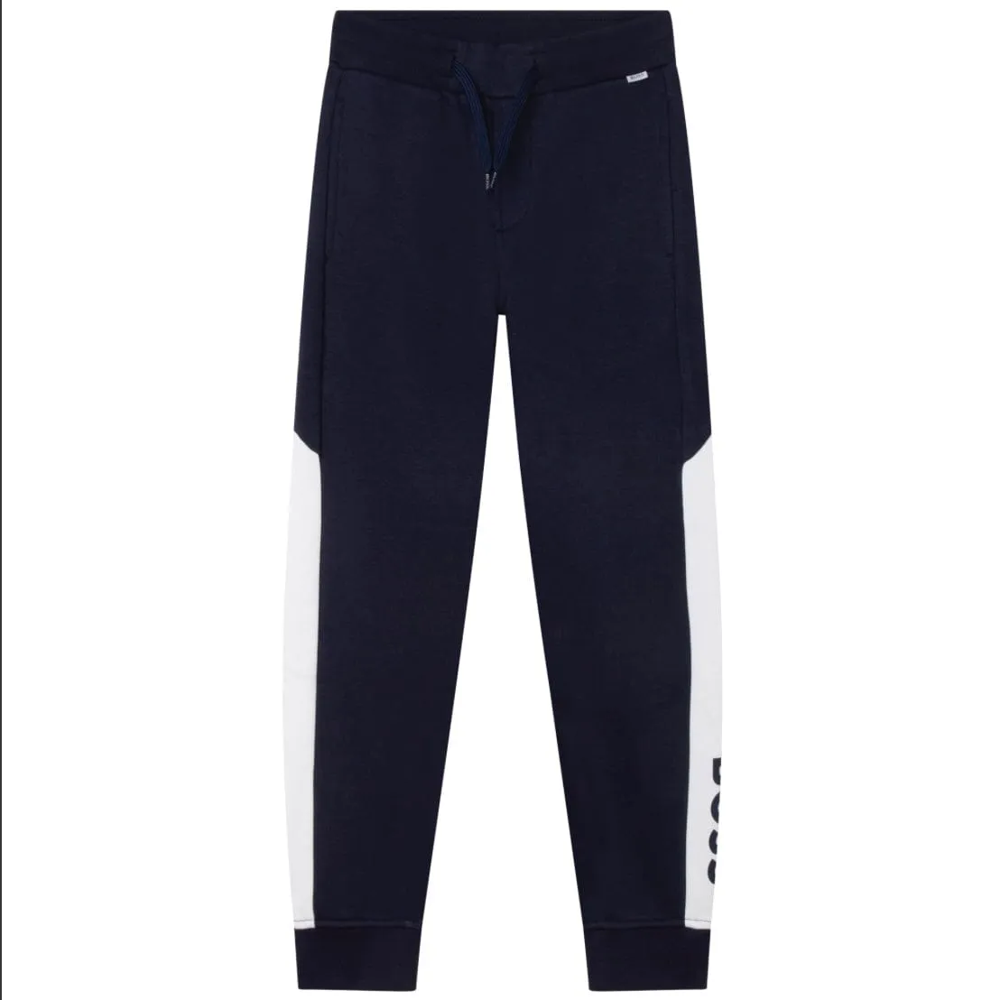 HUGO BOSS - Zip Hoodie Logo Tracksuit  -  Navy