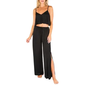 HURLEY SOLID SIDE SPLIT PANT BLACK