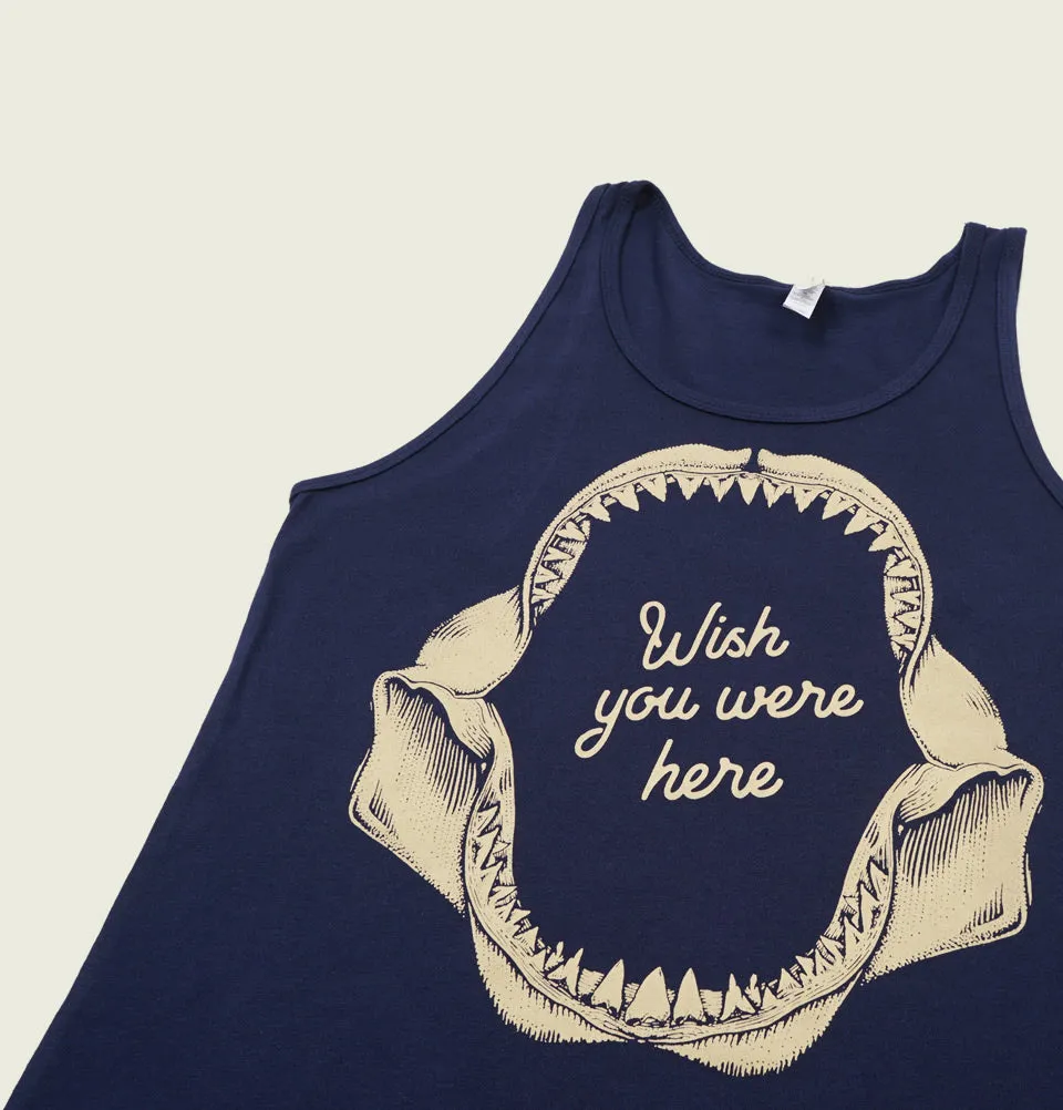 I WISH YOU WERE HERE Unisex Tank Top