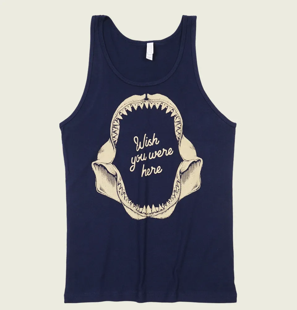 I WISH YOU WERE HERE Unisex Tank Top