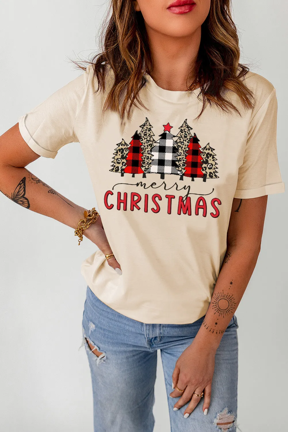 I'm Freaking Merry And Bright Graphic T Shirt