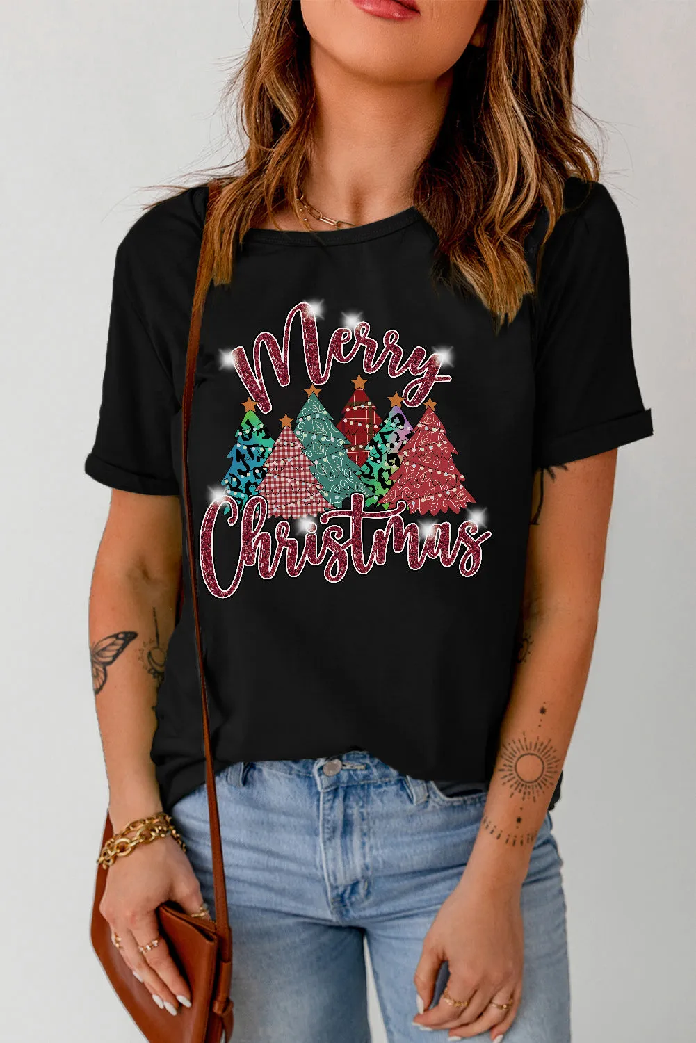 I'm Freaking Merry And Bright Graphic T Shirt