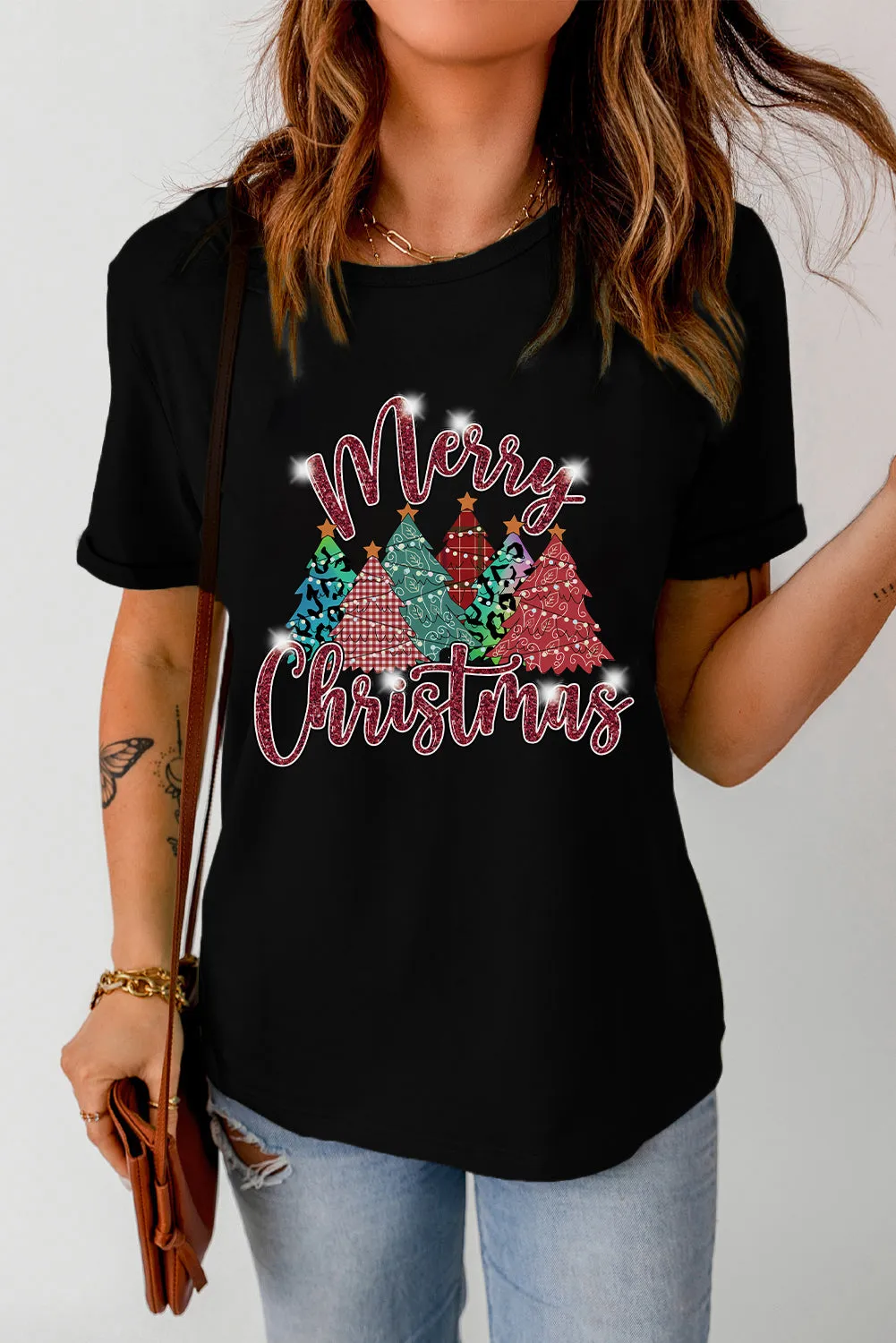 I'm Freaking Merry And Bright Graphic T Shirt