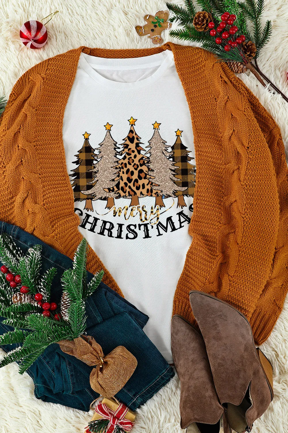 I'm Freaking Merry And Bright Graphic T Shirt