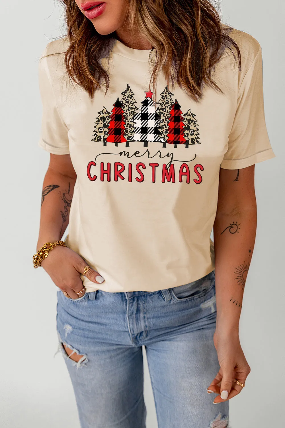 I'm Freaking Merry And Bright Graphic T Shirt
