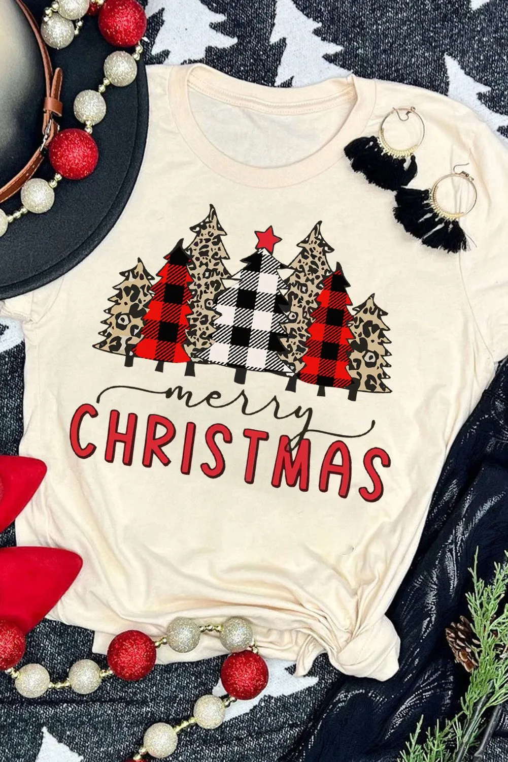 I'm Freaking Merry And Bright Graphic T Shirt