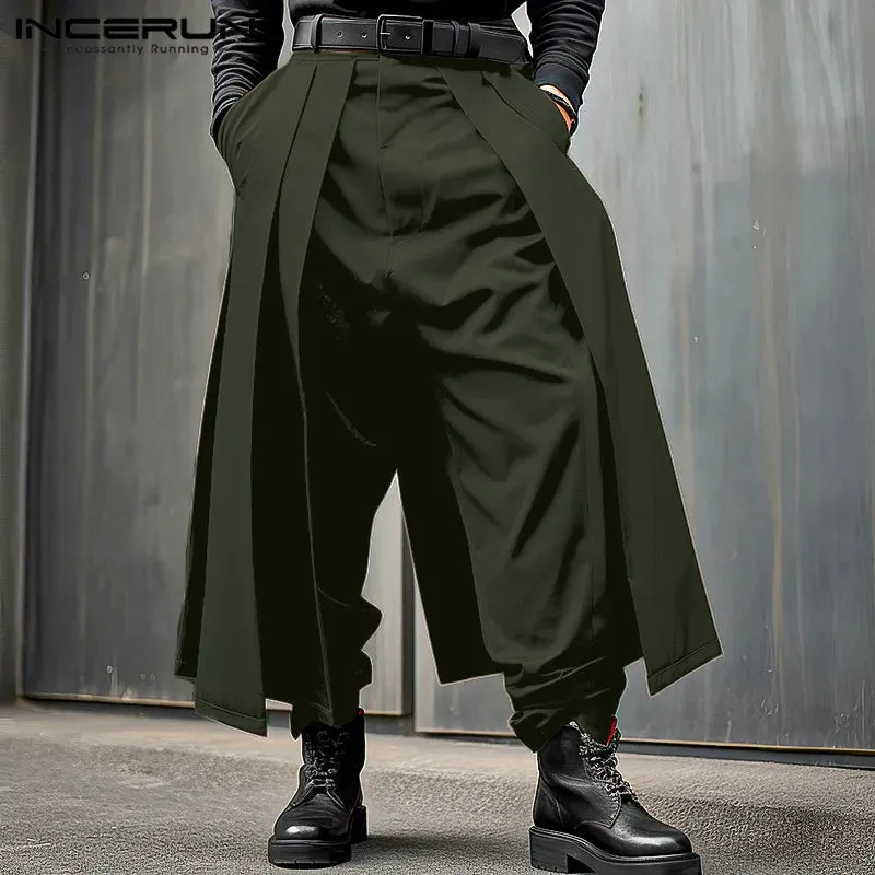 INCERUN Men’s Irregular Pants