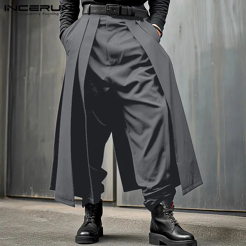 INCERUN Men’s Irregular Pants