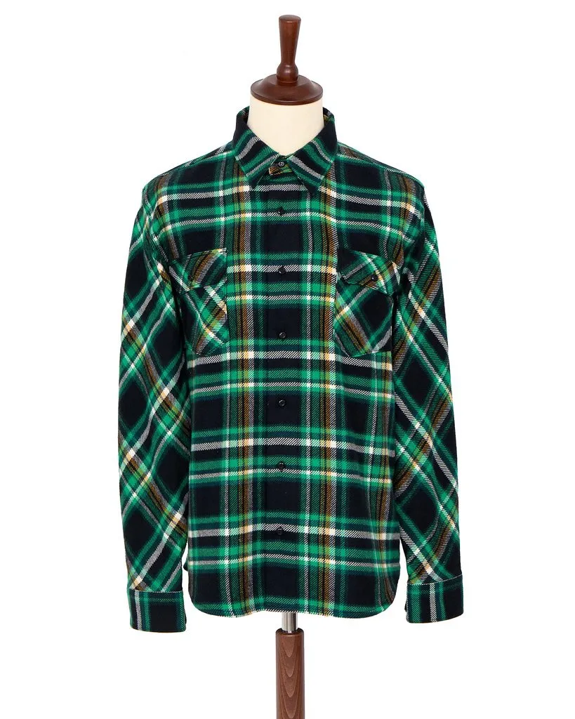 【Indigofera】法蘭絨格紋 刷毛襯衫／Bryson Shirt,Check Flannel