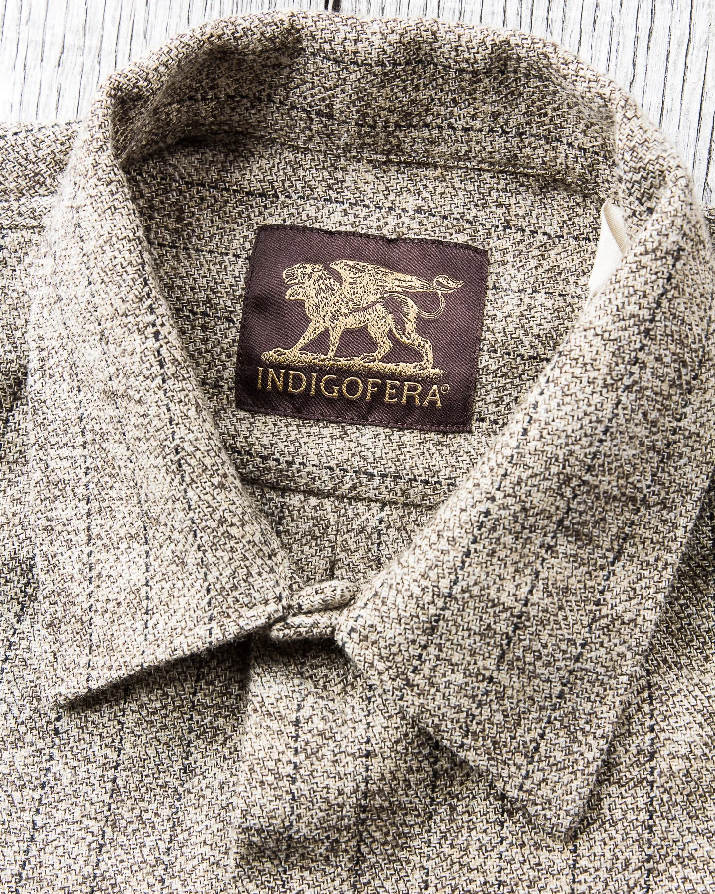 Indigofera Webster Shirt Low Twist Stripe