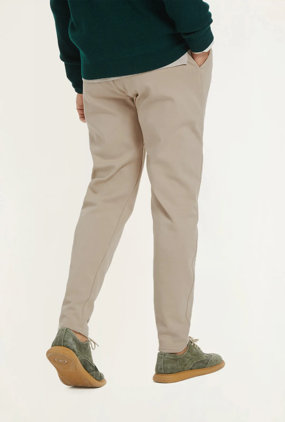 JASPER - Bonded Velvet Pants