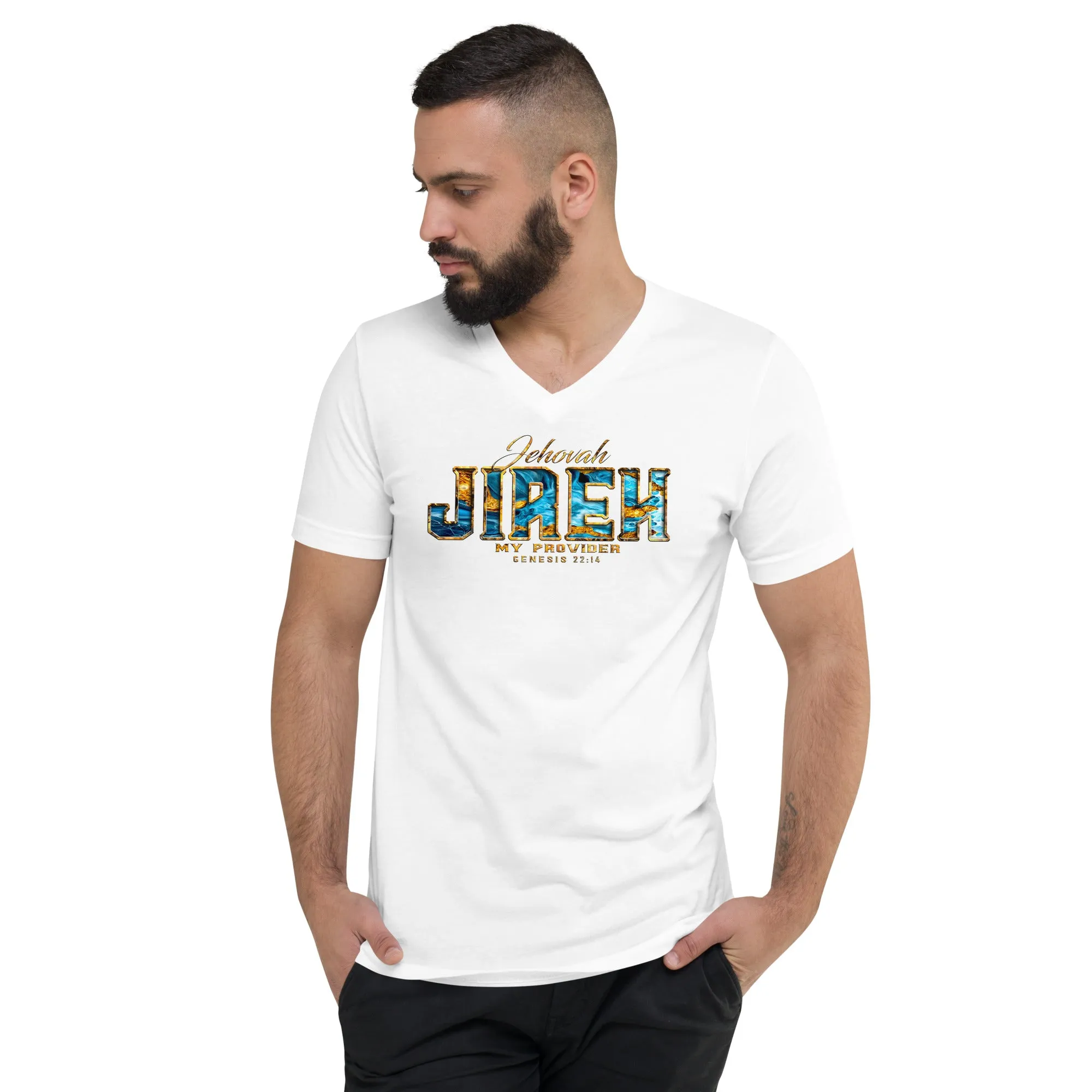 Jehovah Jireh  "My Provider"  V-Neck T-Shirt