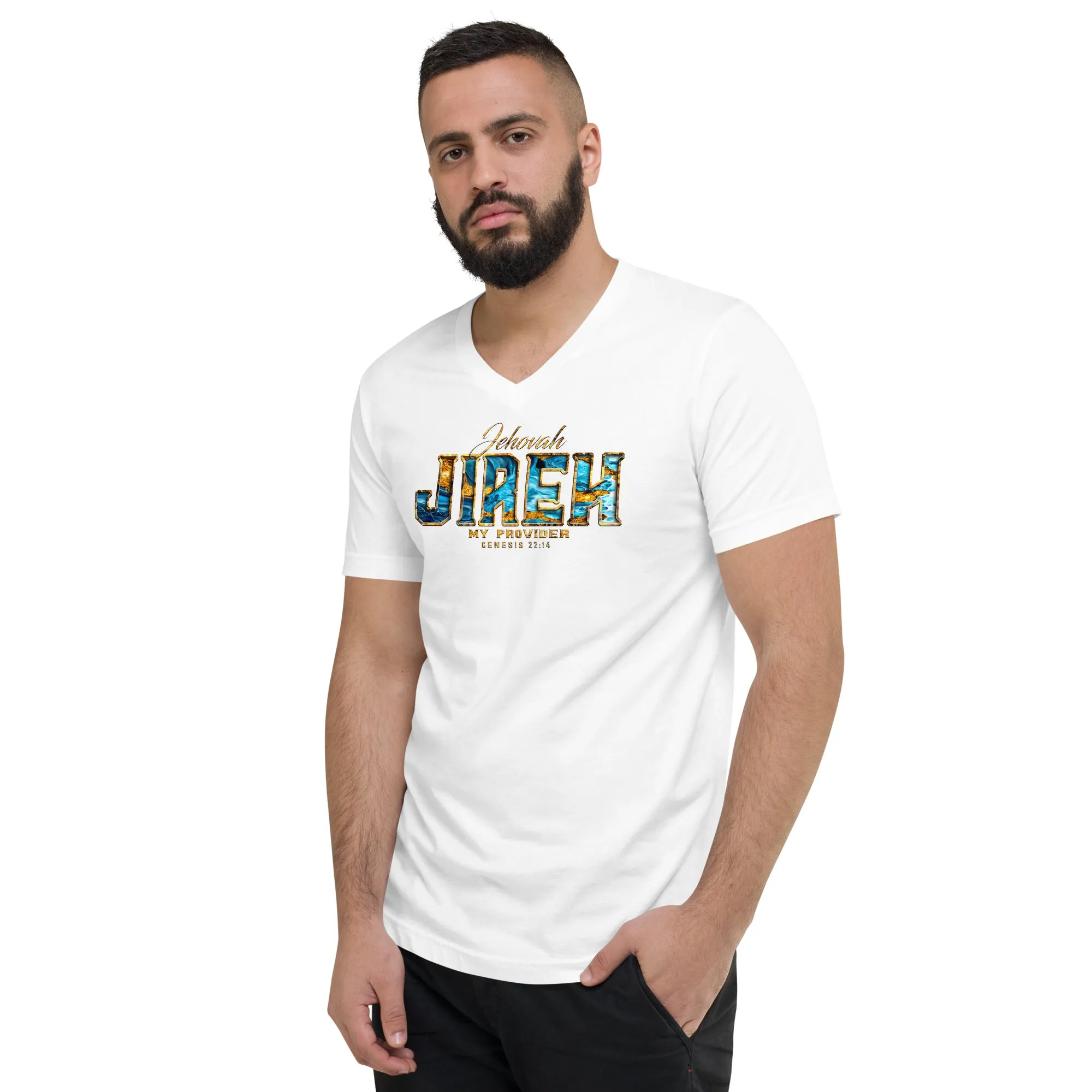 Jehovah Jireh  "My Provider"  V-Neck T-Shirt
