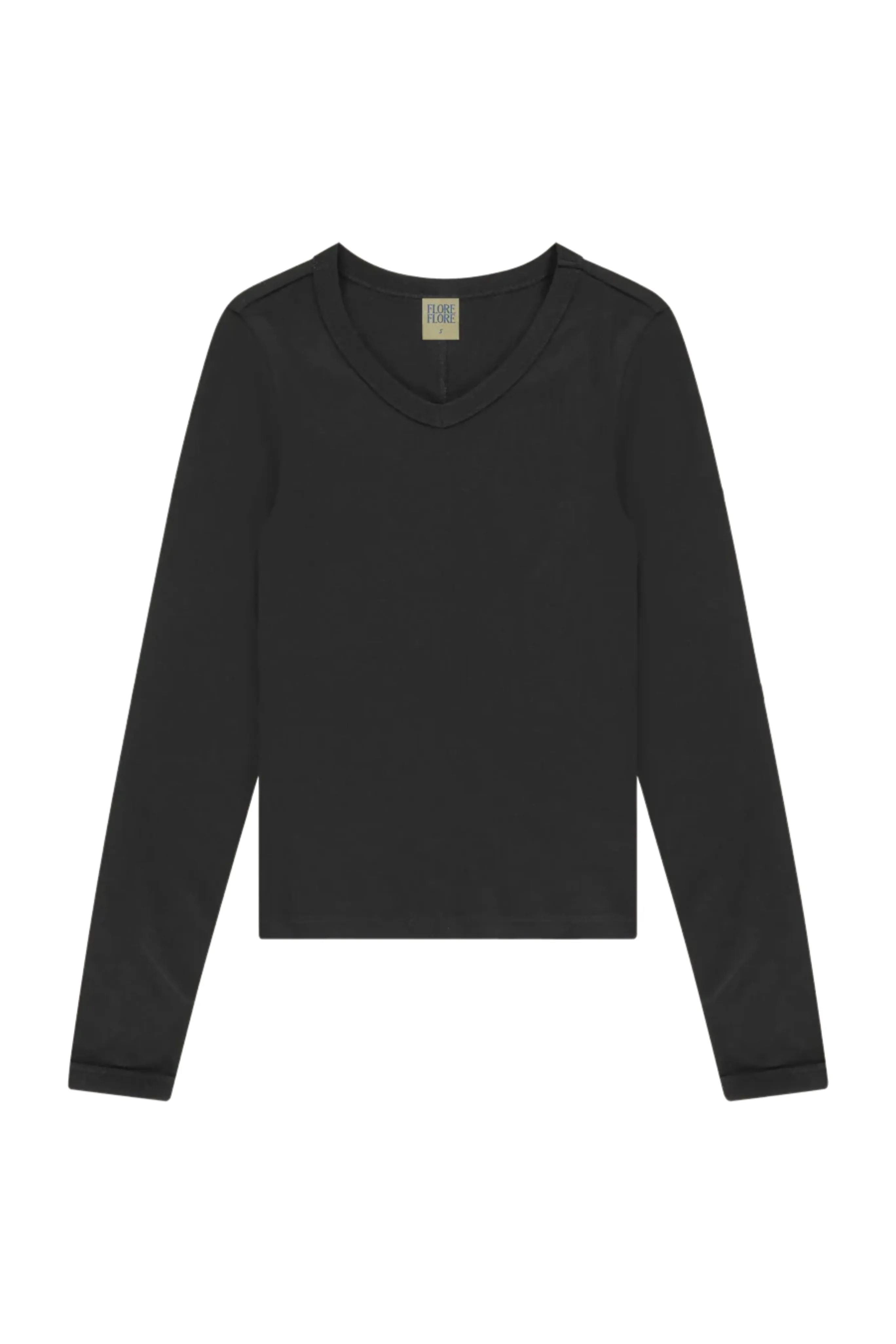 Jill Long Sleeve Tee in Black