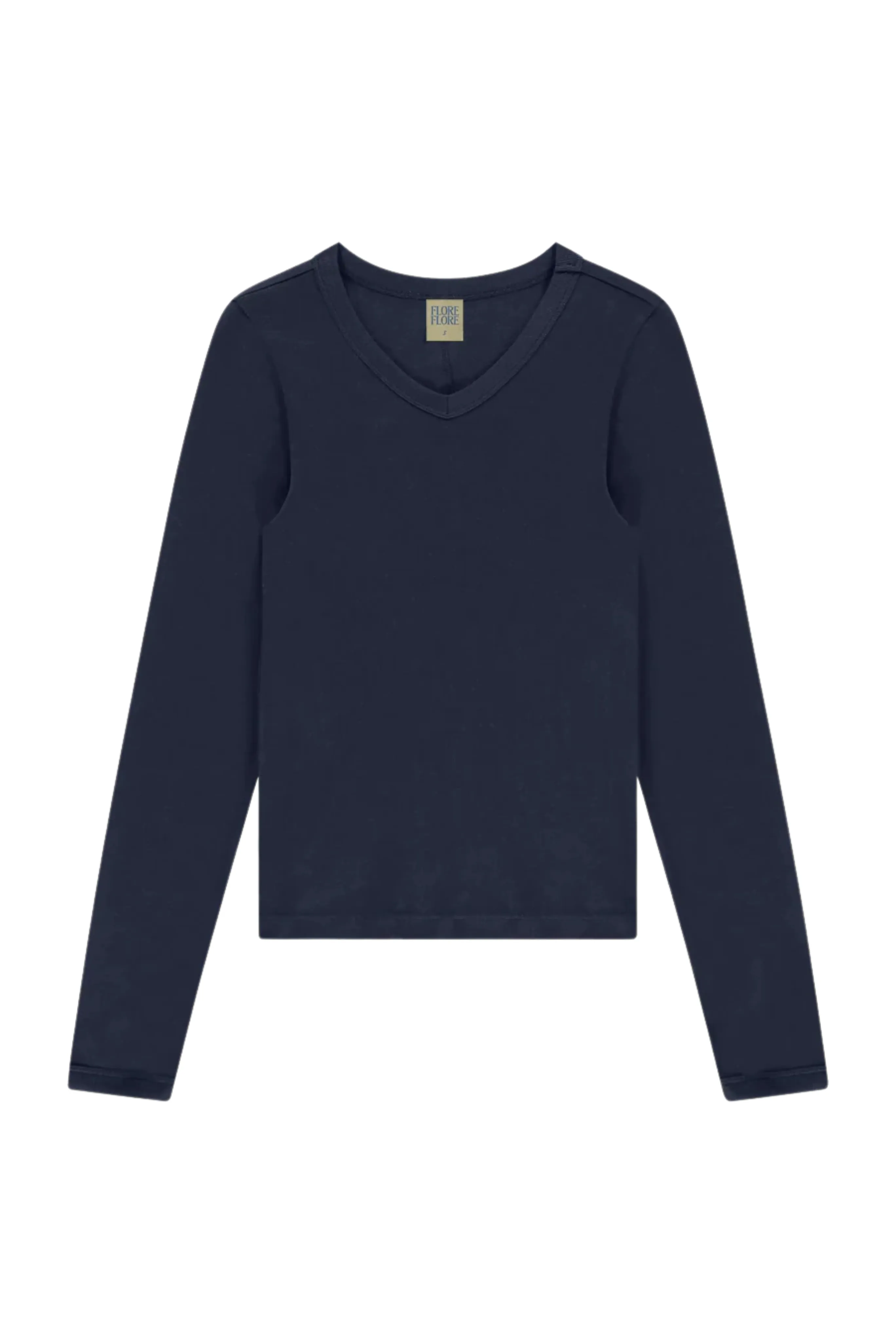 Jill Long Sleeve Tee in Navy