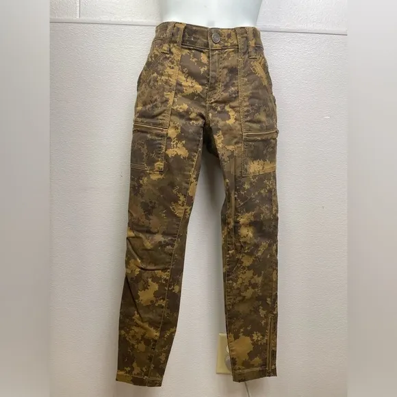 Joie Park Camo Skinny Cargo Pants Size 26 NWOT