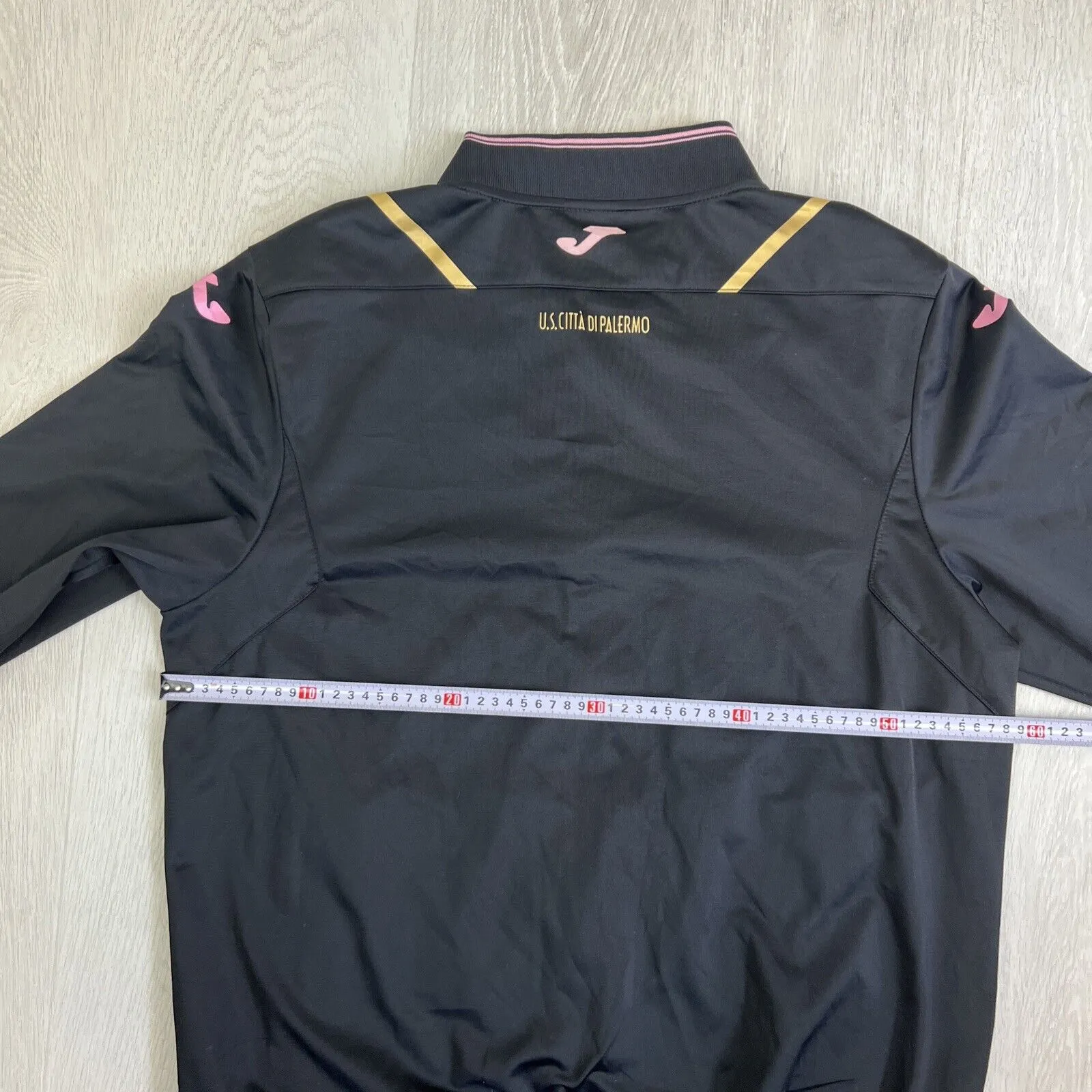 JOMA Mens Black Full ZIp U.S Citta Palermo Football Tracksuit Jacket Size XL