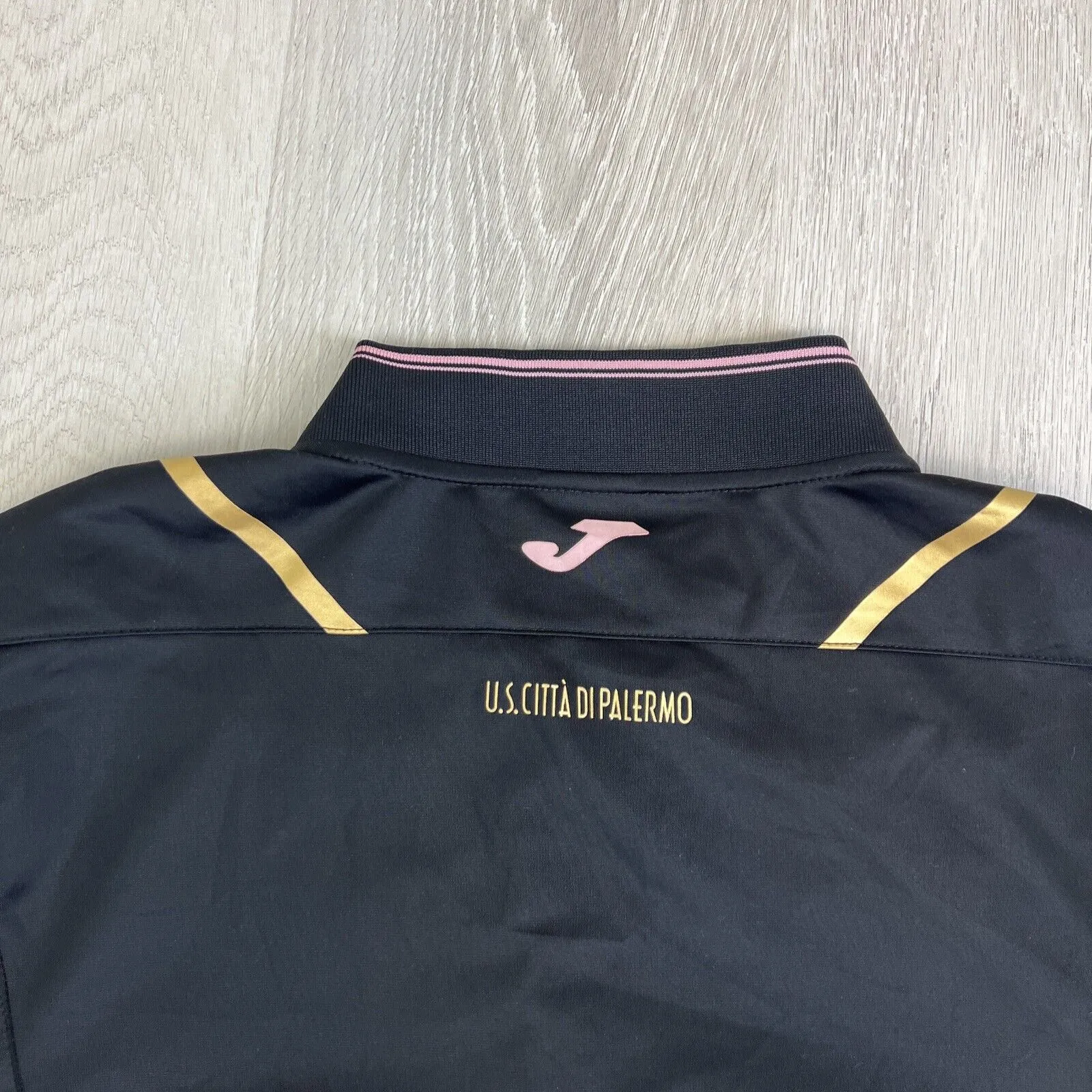 JOMA Mens Black Full ZIp U.S Citta Palermo Football Tracksuit Jacket Size XL