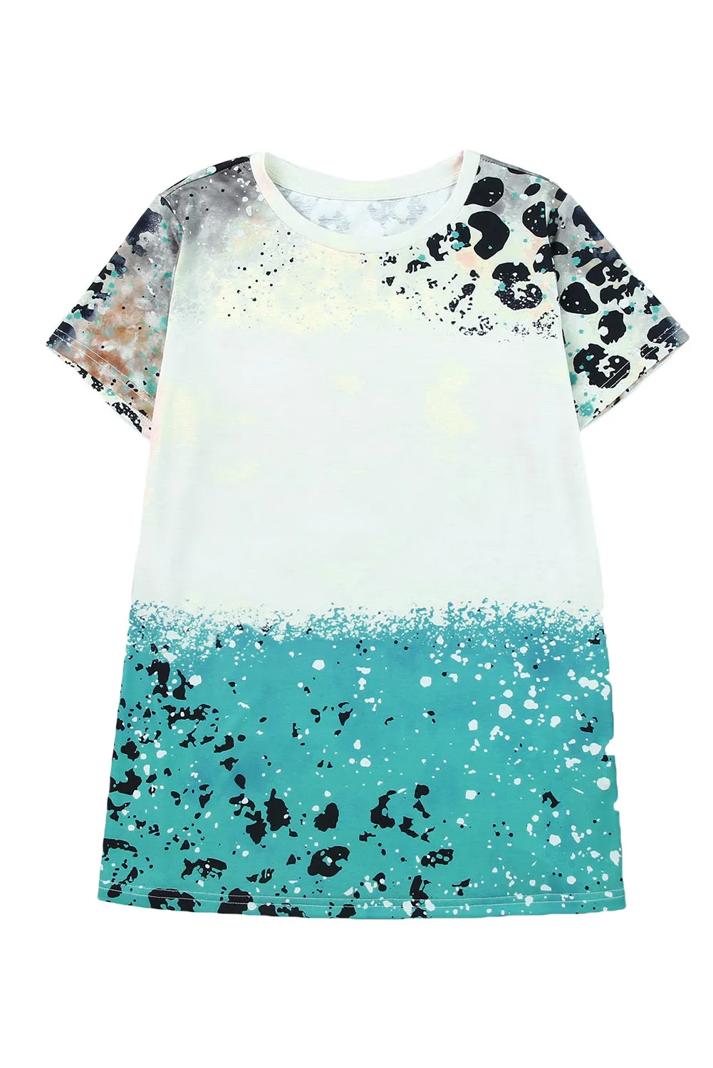 just PRAY Western Fashion Mix Print T Shirt