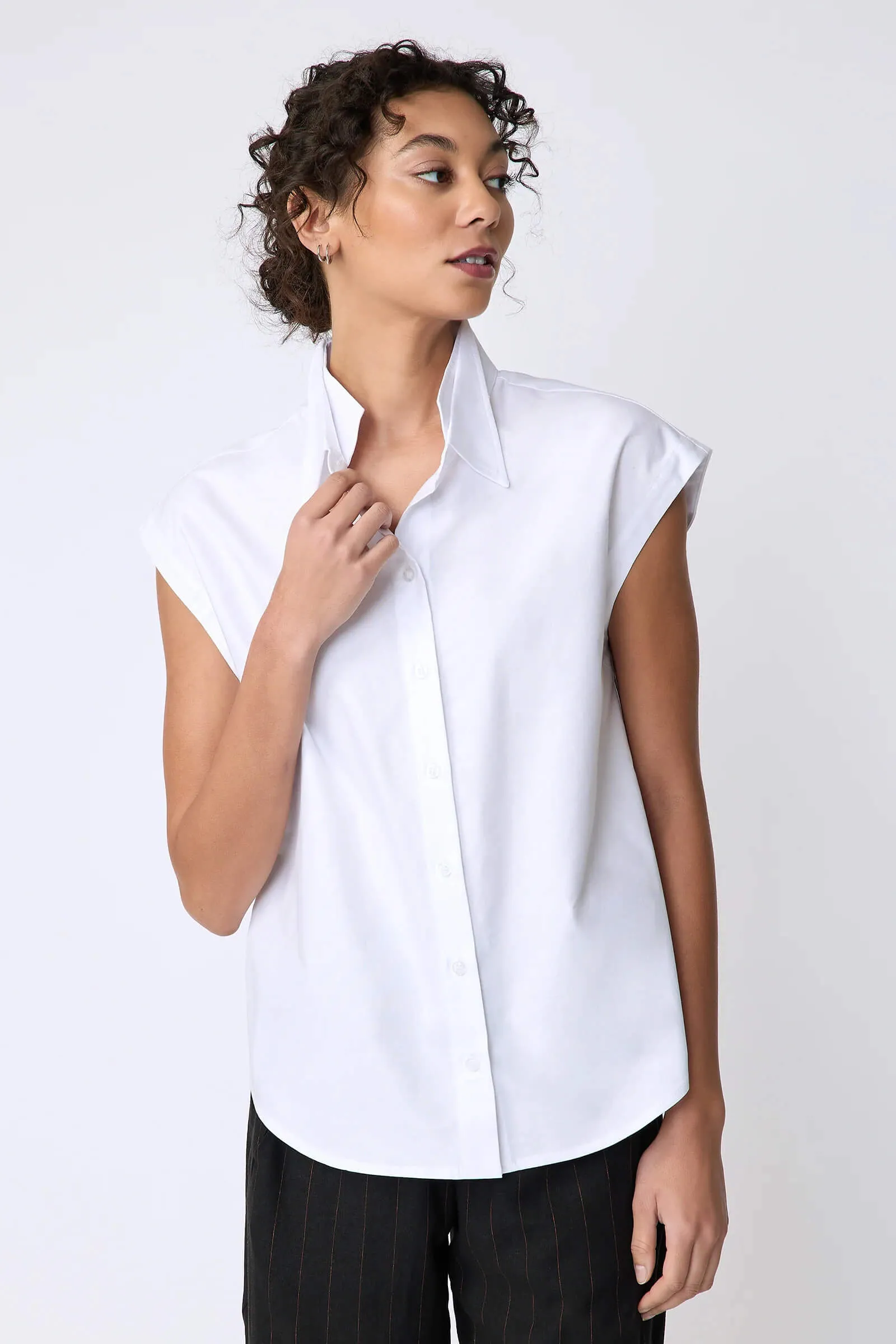 Kal Rieman Candace DC Shirt in White