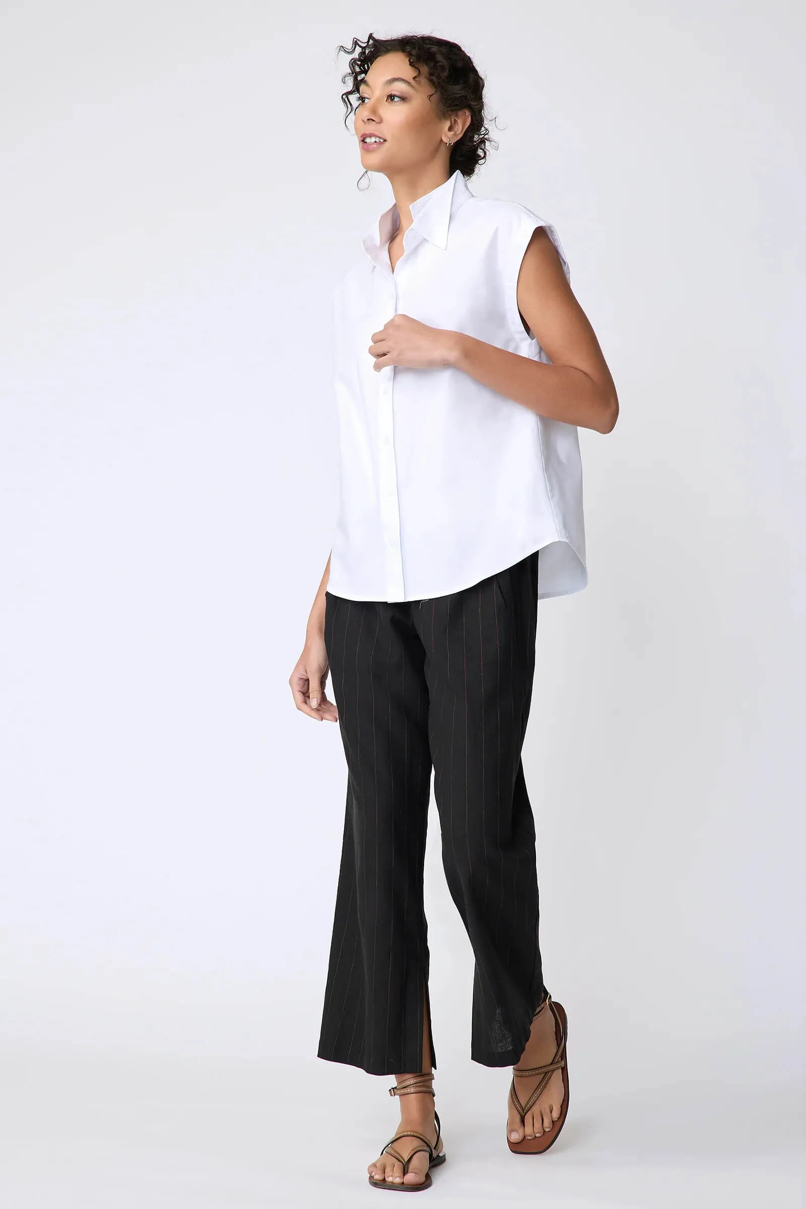 Kal Rieman Candace DC Shirt in White