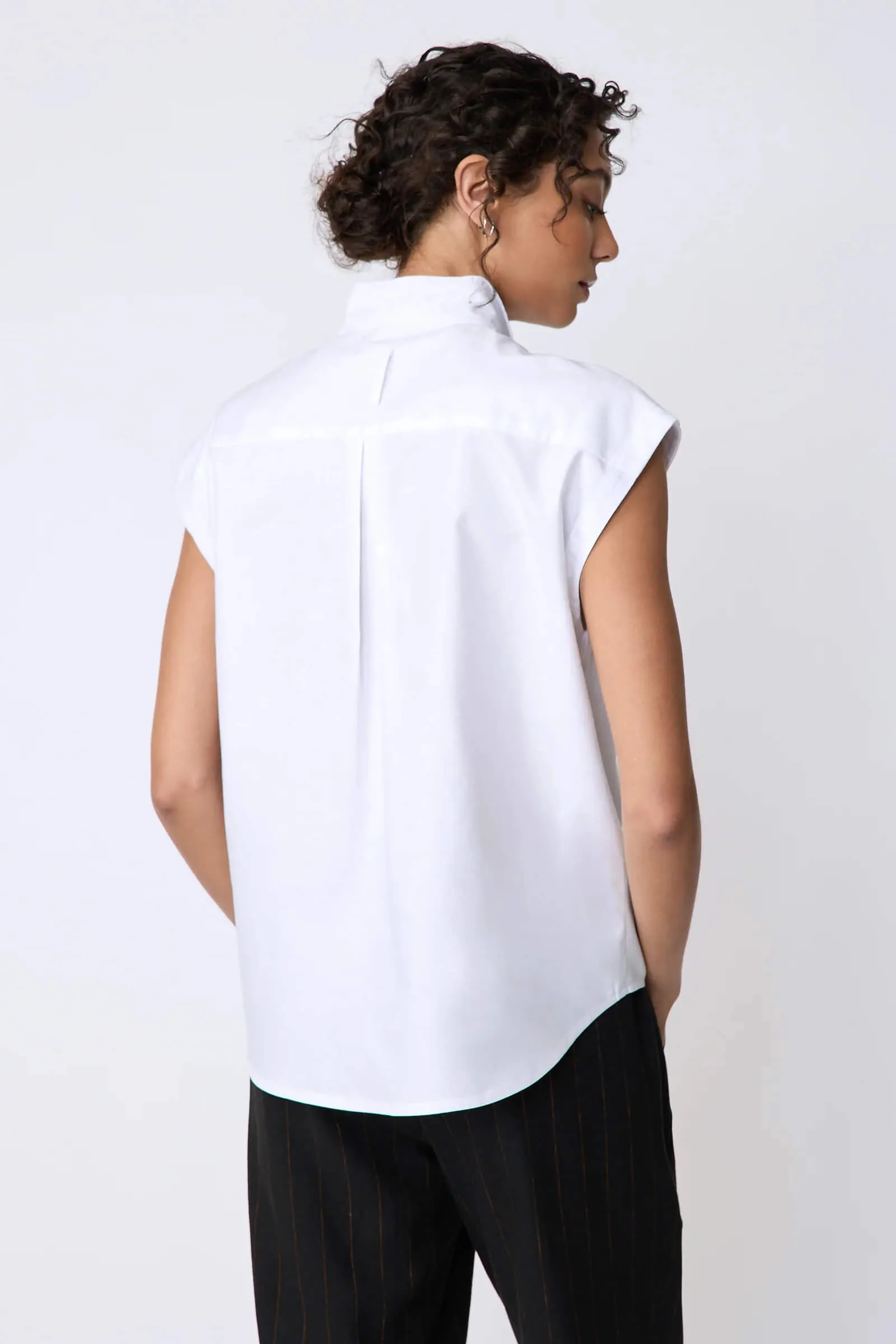 Kal Rieman Candace DC Shirt in White