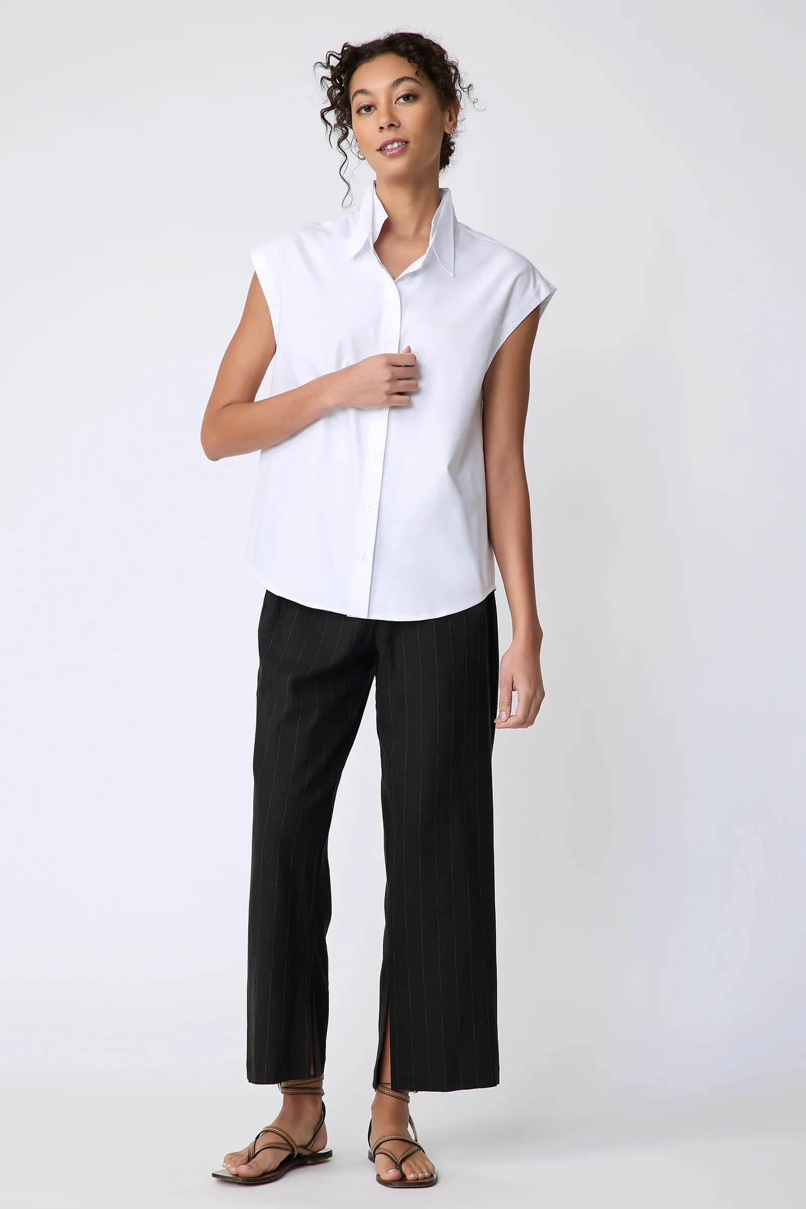 Kal Rieman Candace DC Shirt in White