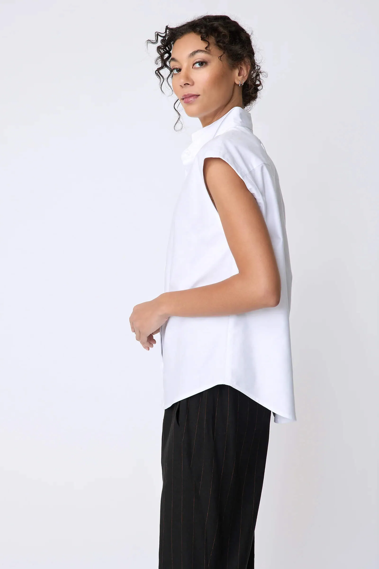 Kal Rieman Candace DC Shirt in White