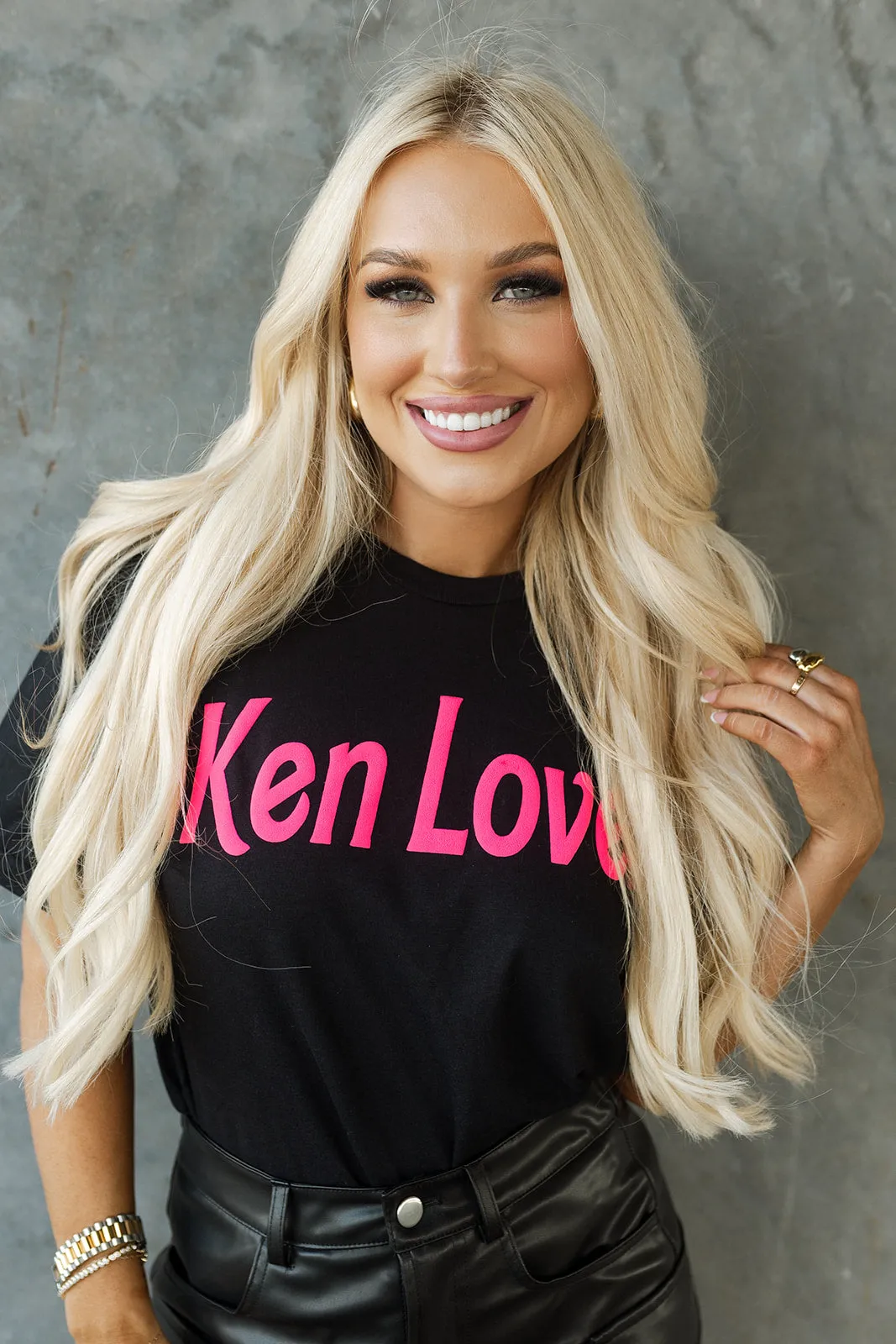 Ken Lover Pink Ink Graphic Tee