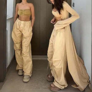 Khaki Cargo Pants for Women - Women's Cargo Pants