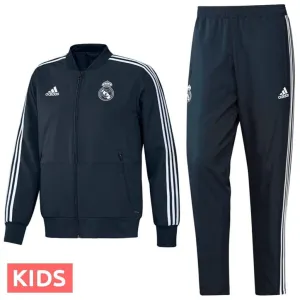 Kids - Real Madrid presentation Soccer tracksuit 2018/19 - Adidas