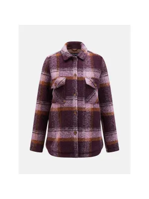 Kurtka Peak Performance W Kelly Wool Shirt Jkt różowy