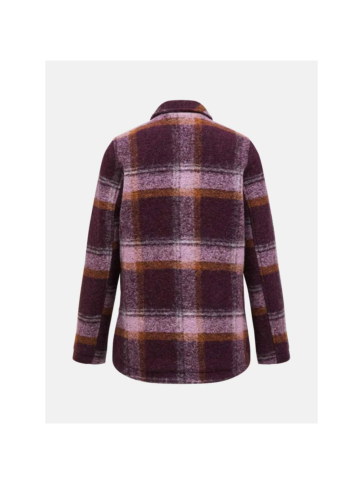 Kurtka Peak Performance W Kelly Wool Shirt Jkt różowy