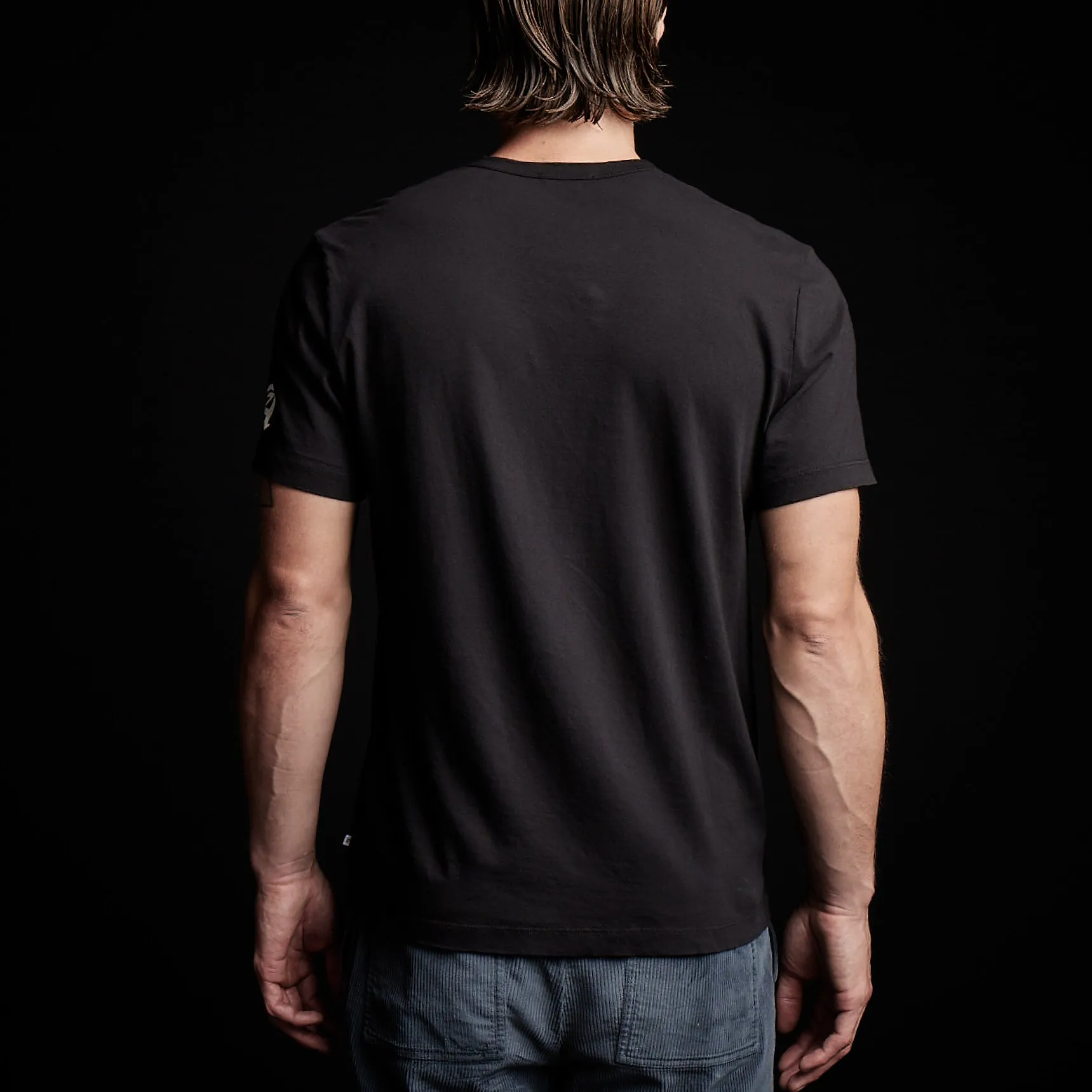 LA Gothic Short Sleeve Crew - Black