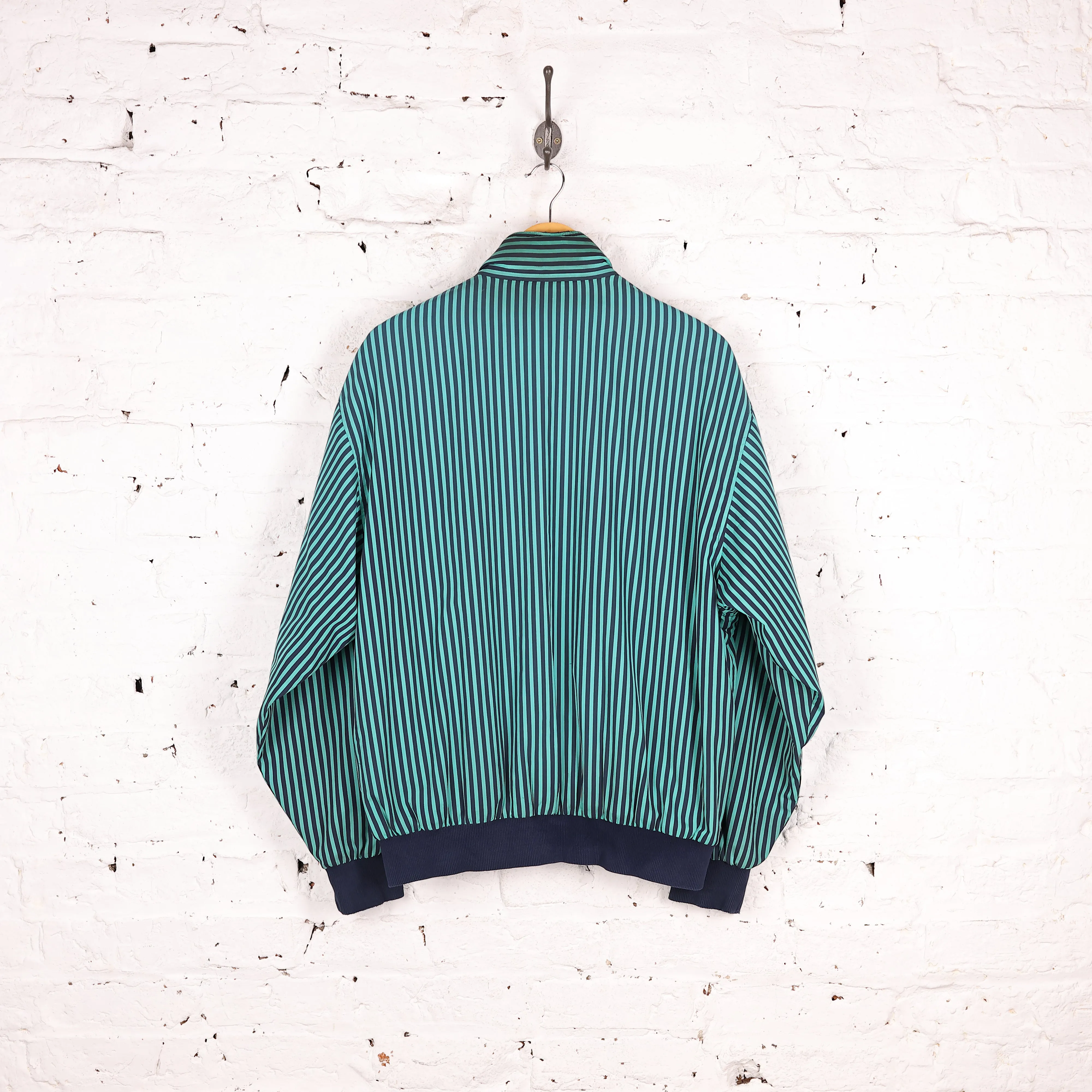 Lacoste Striped Tracksuit Top Jacket - Green - M