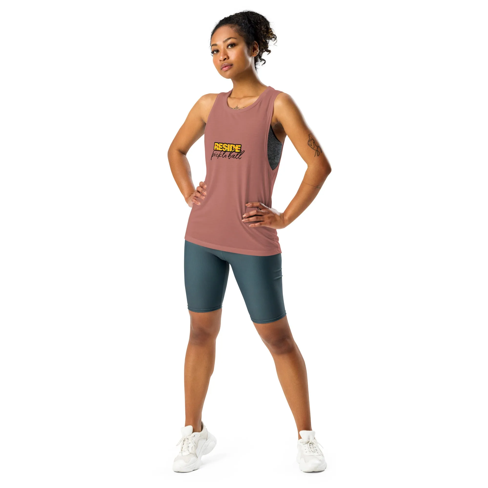 Ladies’ Muscle Tank - Reside Pickleball