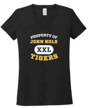 Ladies V Neck Tri-Blend Tee - JHM24
